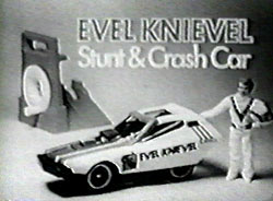 classic christmas toy ads / Evel Knievel doll
