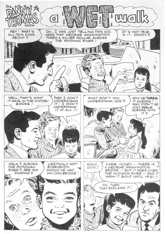 Danny Thomas Show comic by Alex Toth