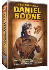 Fess Parker as Daniel Boone Season 1 on DVD