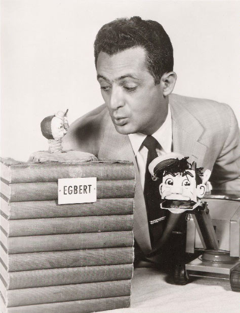 Herb Sheldon and his puppets