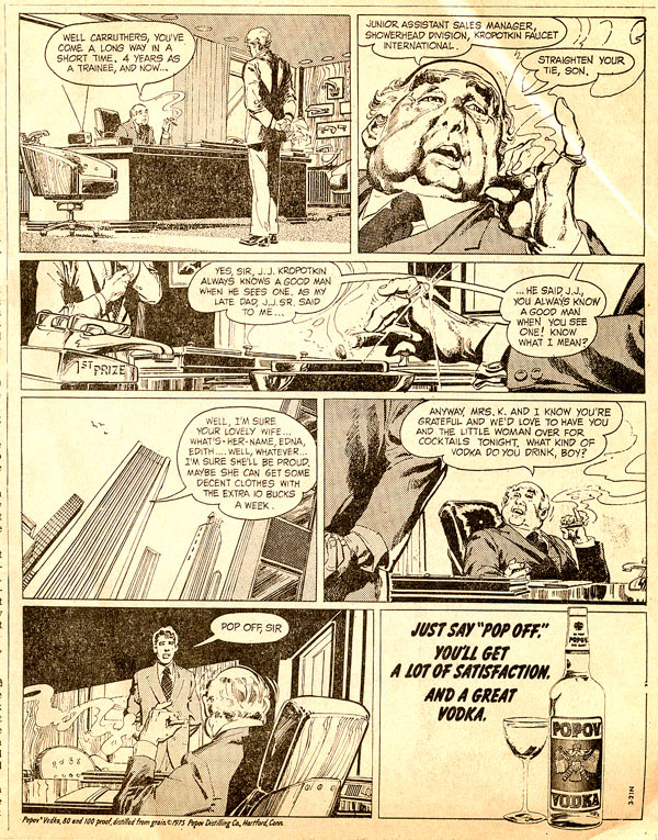 Neal Adams Popov ad