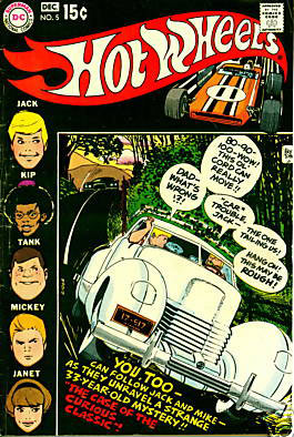 Hot Wheels Comics #5 / Alex Toth comic book of the 1970s