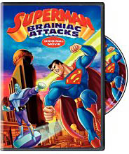 Superman animated movie Blue-Ray on DVD