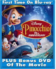 Pinochio on Blu-Ray & on DVD