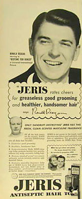 Ronald Reagan hair ad