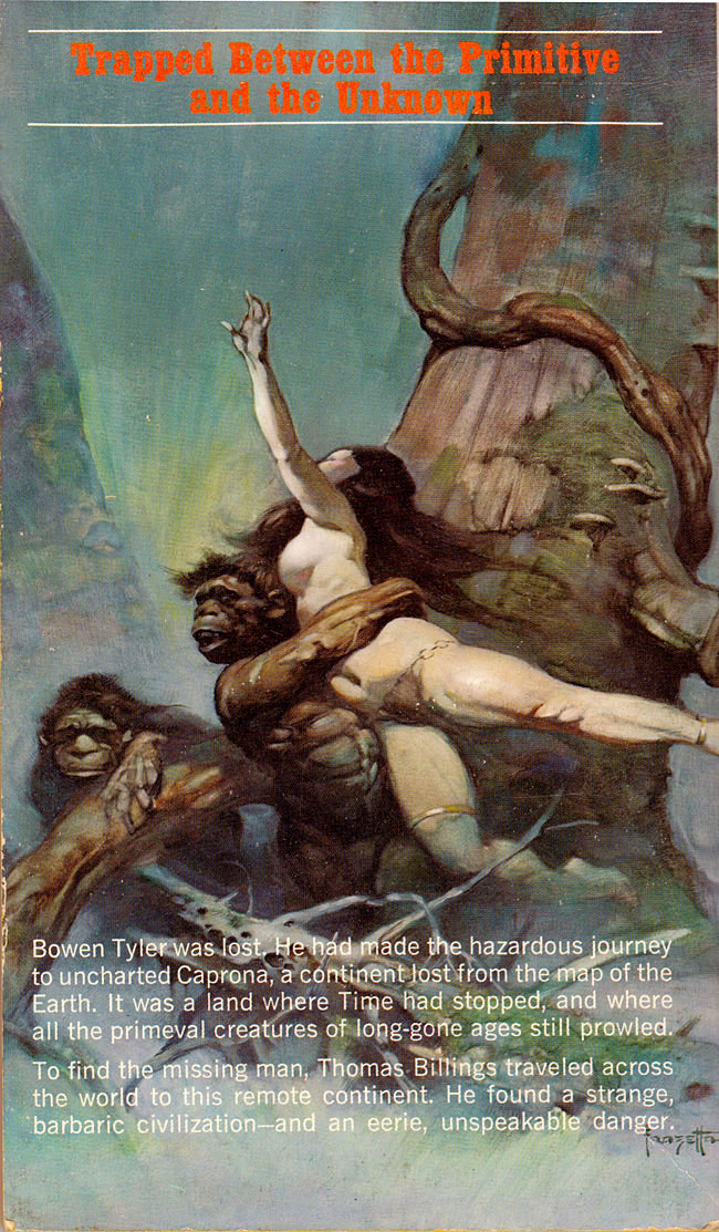 Frank Frazetta sexy ERB paperback cover