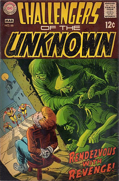 1969 Challengers of the Unknown cover