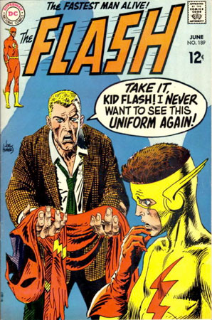 Flash / DC comic cover by Kubert