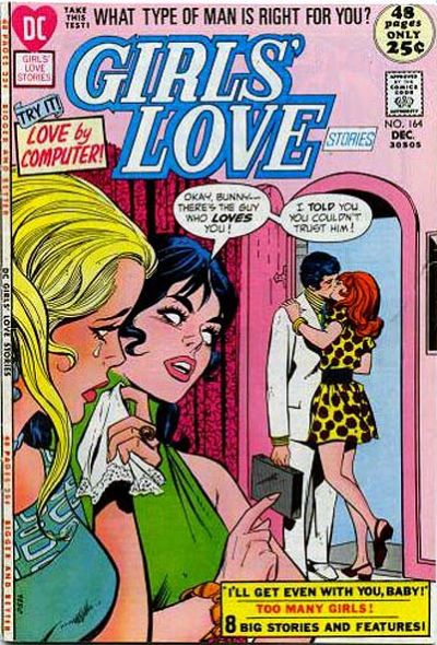 1970's love Comic Book Covers