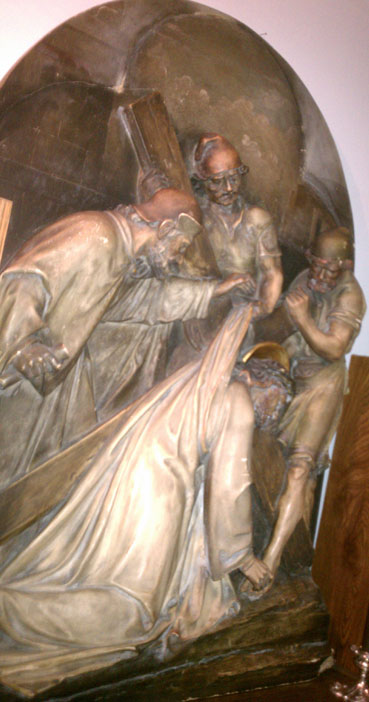 Jesus Stations of the Cross Diorama sculpture