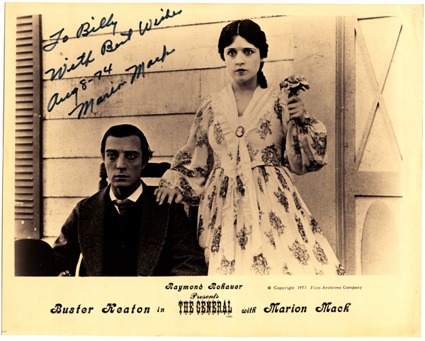 Buster Keaton Marion Mack in The General MARION MACK