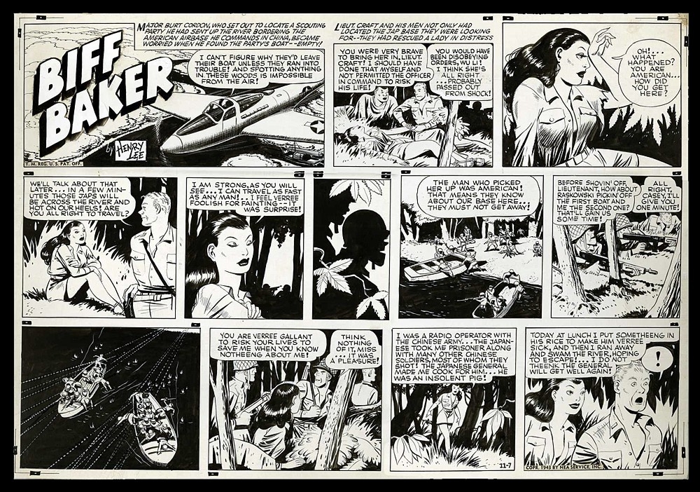 Biff Baker comic strip