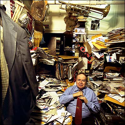 Joe Franklin's messy Office