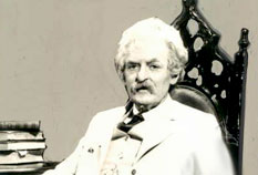 Hal Holbrook as Mark Twain