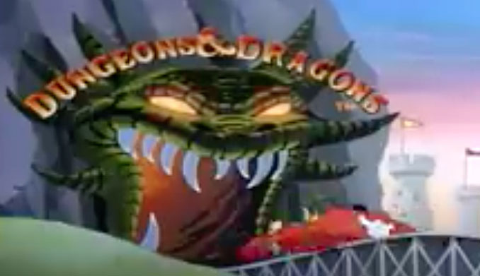 Dungeons & dragons + 1984 
Saturday morning cartoons