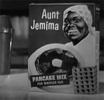 Aunt Jemima Pancake Mix box 1960