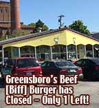 Greensboro's Beef (Biff) Burger Has Closed!
