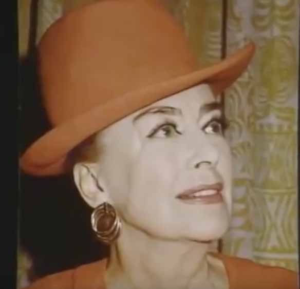Joan Crawford at The Rainbow Room 1974 : Rare Video!