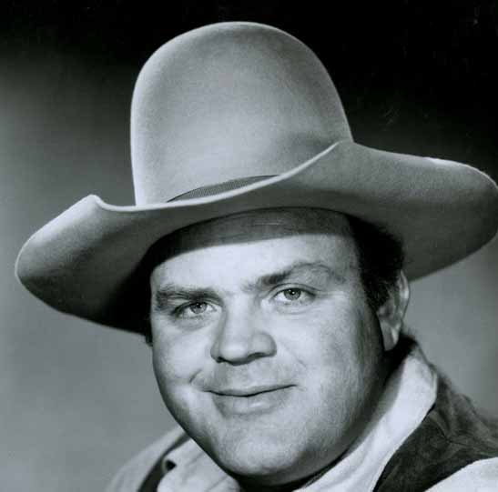 Bonanza's Dan Blocker as Hoss Cartwright