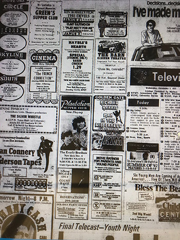 Movie ads theatre in Greensboro