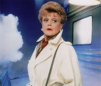 Angela Lansbury in Murder She Wrote