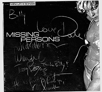 Missing Persons : Dale Bozzio, Warren Cuccurullo, Terri Bozzio