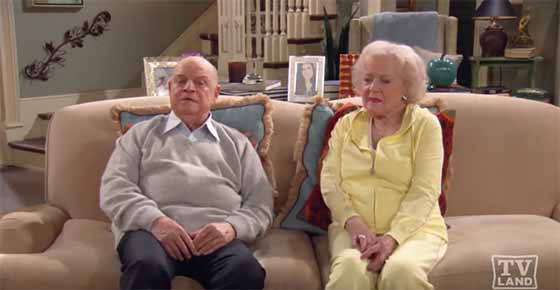 Don Rickles and Betty White