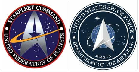 The US Space Force Logo is a Ripoff from Star Trek!