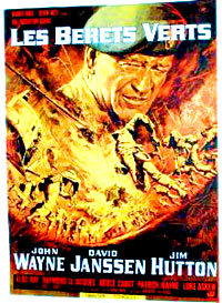 John Wayne Green Berets movie on DVd