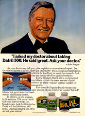 John Wayne ad 1970s