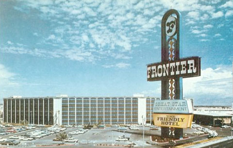 The Frontier hotel & casino postcard