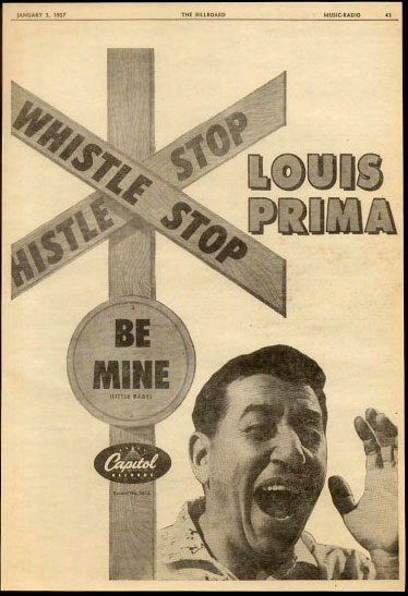 Entertainer Louis Prima