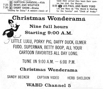 Wonderama Christmas Day show